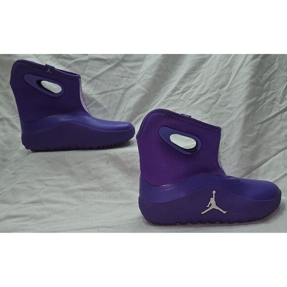 Jordan Kids Bootie Sneakers – Size 13C, Purple Slip-On with Jumpman Logo - Picture 4 of 7